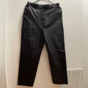 Genuine Lamb Leather Women’s Pants. Size 10